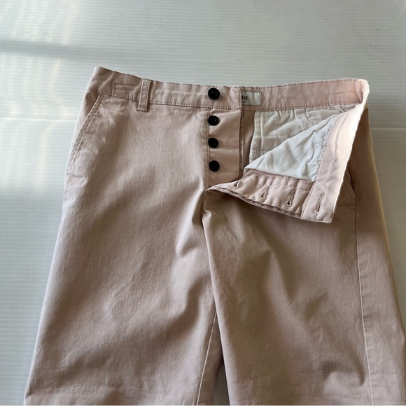 Topman Stretch Skinny Flat Front Button Fly Shorts Light Pink Size 30 - Picture 4 of 9
